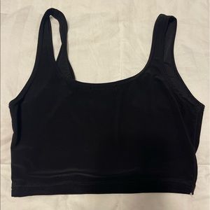black cropped pretty little thing tank top